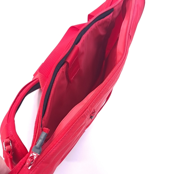 Timbuk2 Catapult Sling Messenger Bag Flame Red Padded Shoulder Bag Backpack - Picture 10 of 16